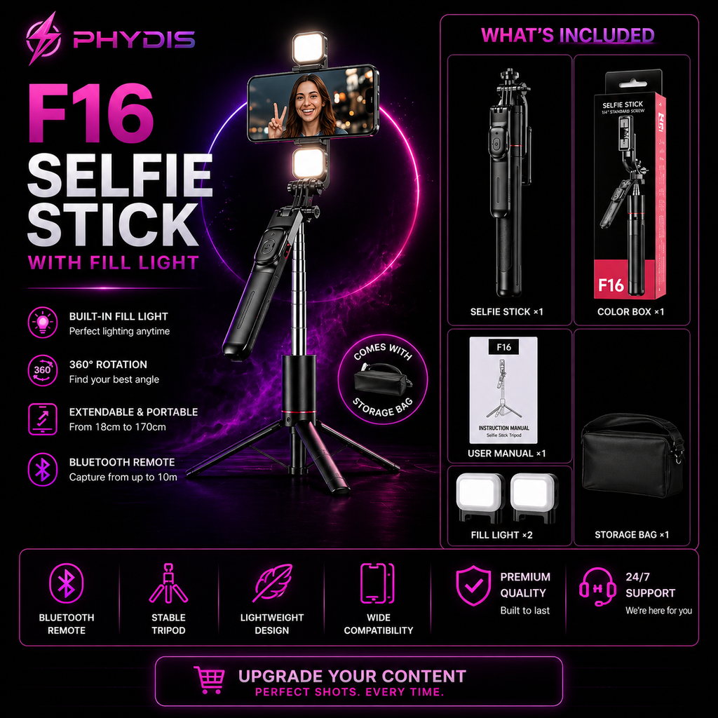 F16 Selfie Stick Tripod